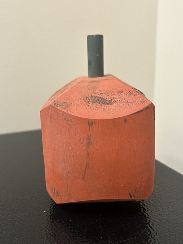 Vintage Rustic Wood Square Pumpkin Jack O Lantern Painted Folk Primitive gallery