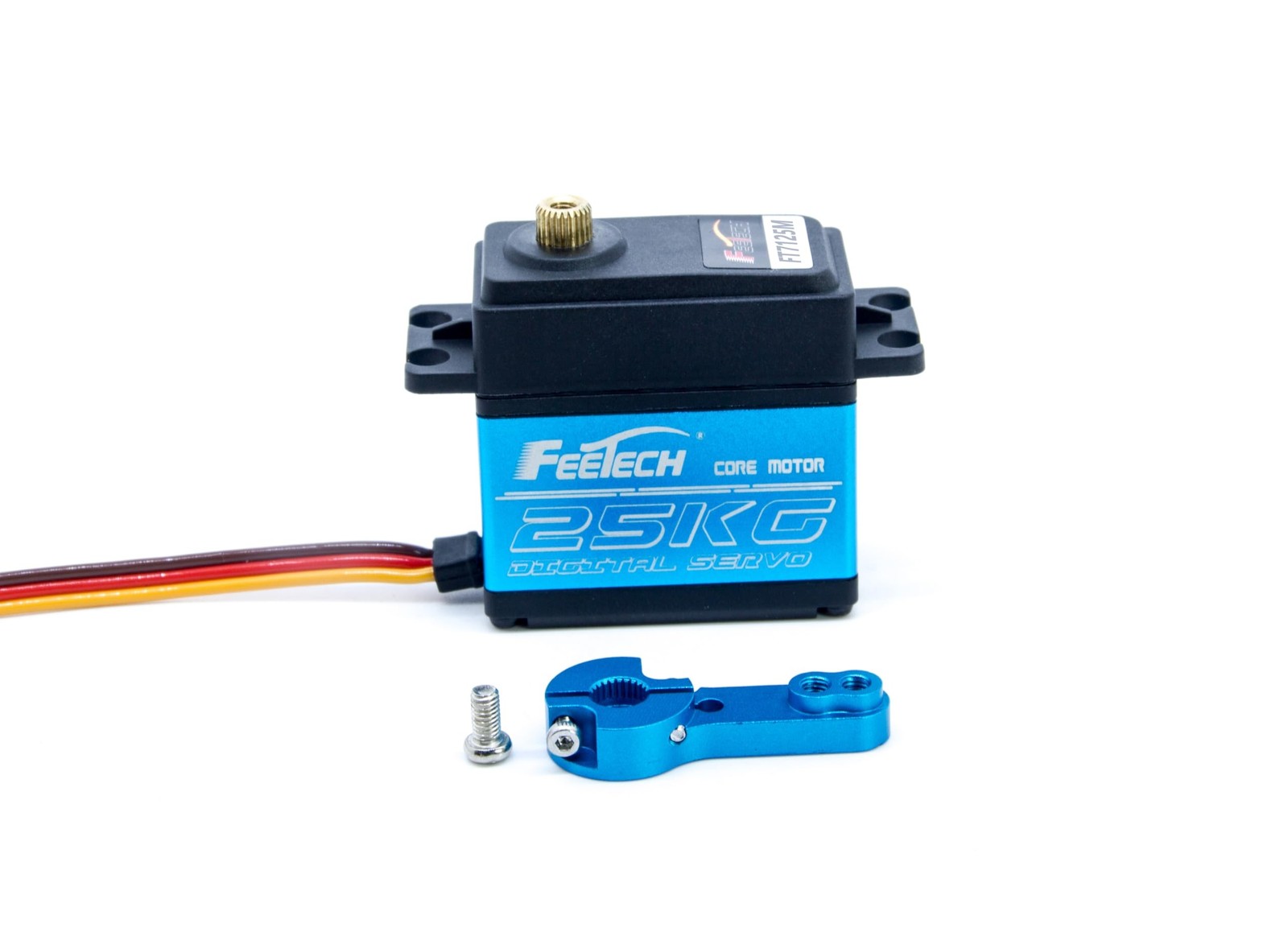 25KG RC Servo Coreless Servo 7.4V Steering Aluminum Motor Servos 180° for 1 gallery