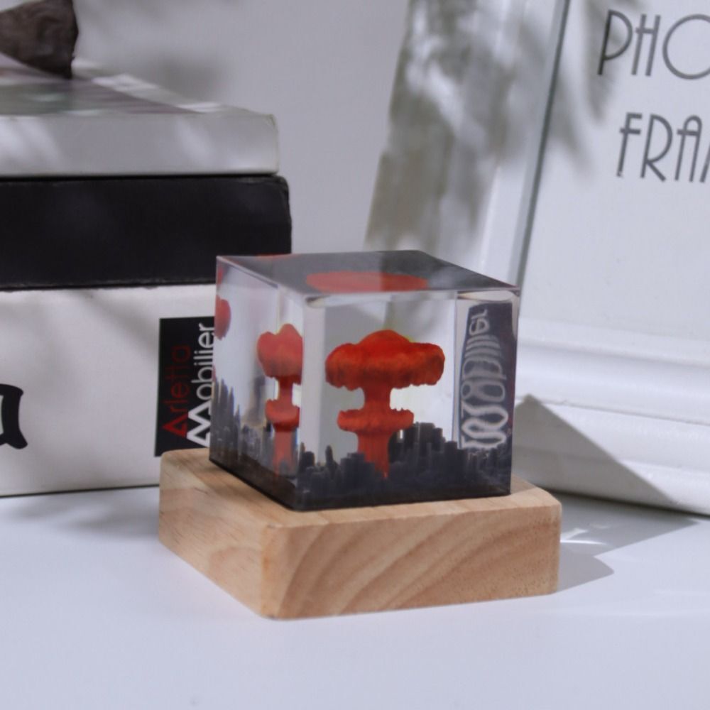 Nuclear Explosion Bomb Mushroom Cloud Lamp USB 3D Night Lights Rechargeable gallery