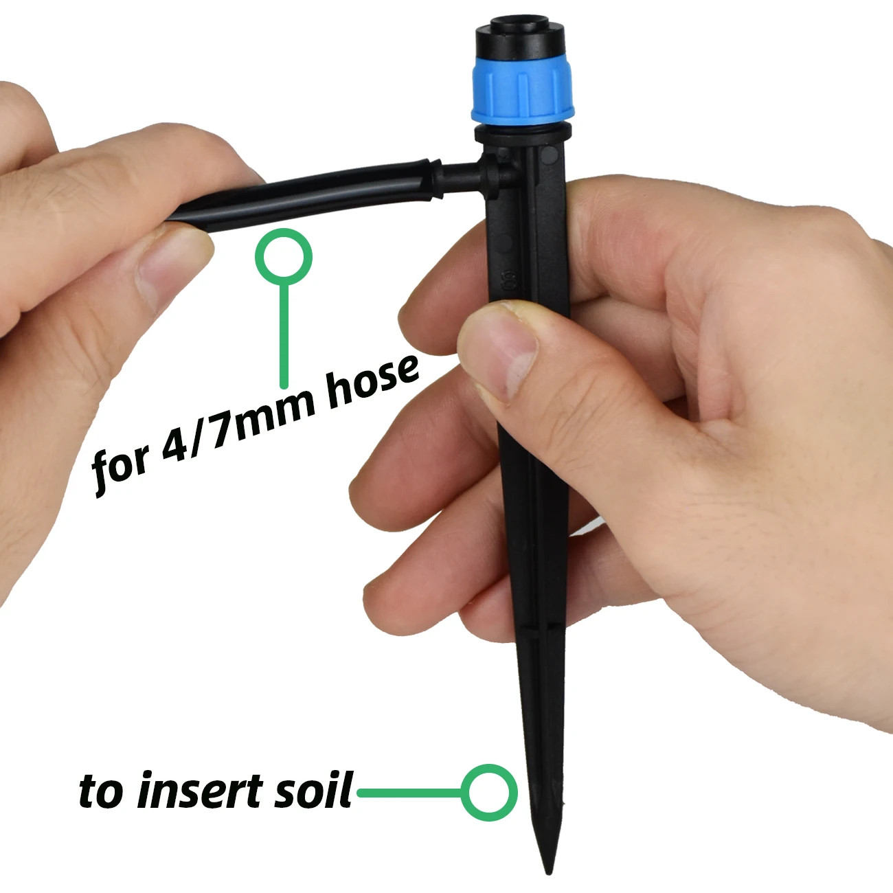 30Pcs 13CM Adjustable 360° Garden Sprinkler Nozzle for 4/7Mm Hose Drip Irrigatio gallery