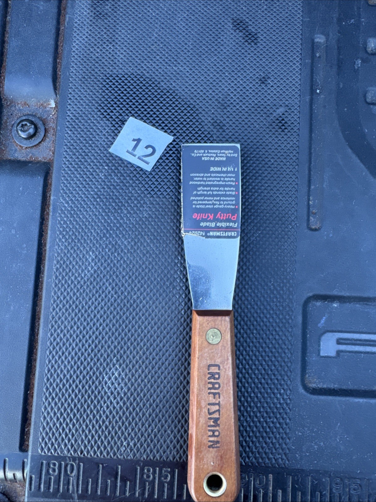 Sears Craftsman USA Flexible Blade Putty Knife 42024 Rosewood Sexy 1.25” gallery