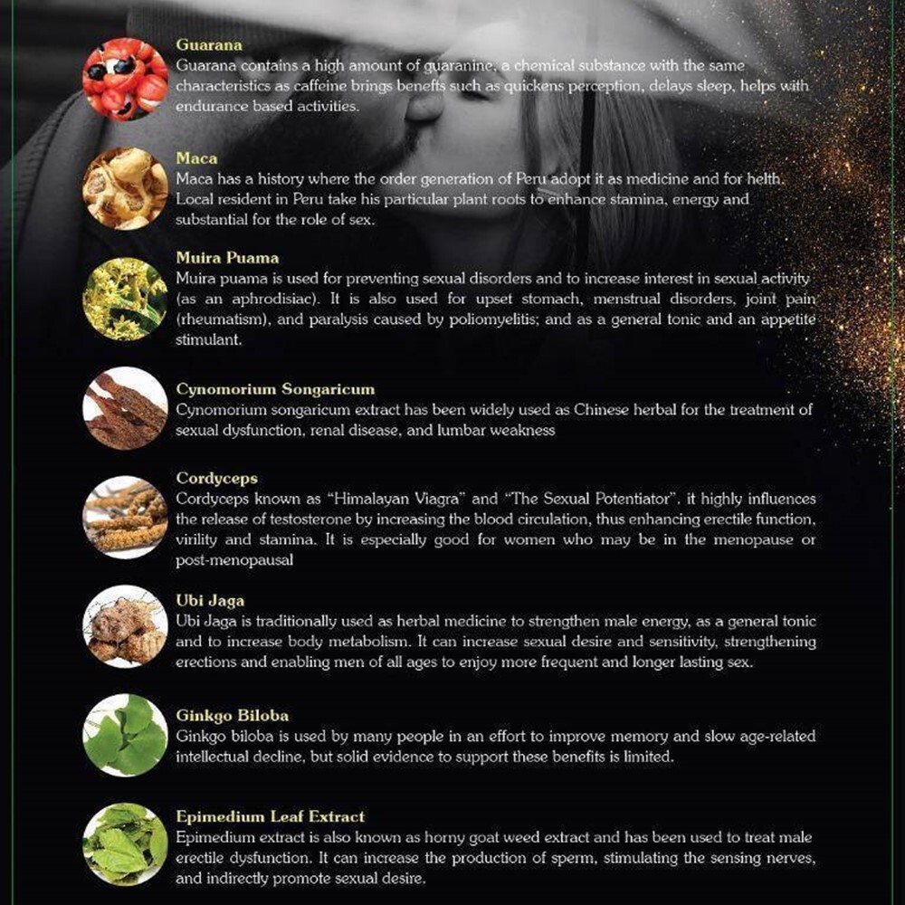 Teariffic Magic Mango Sensation Men Herb Energy Coffee Tea (12 Sachets) gallery