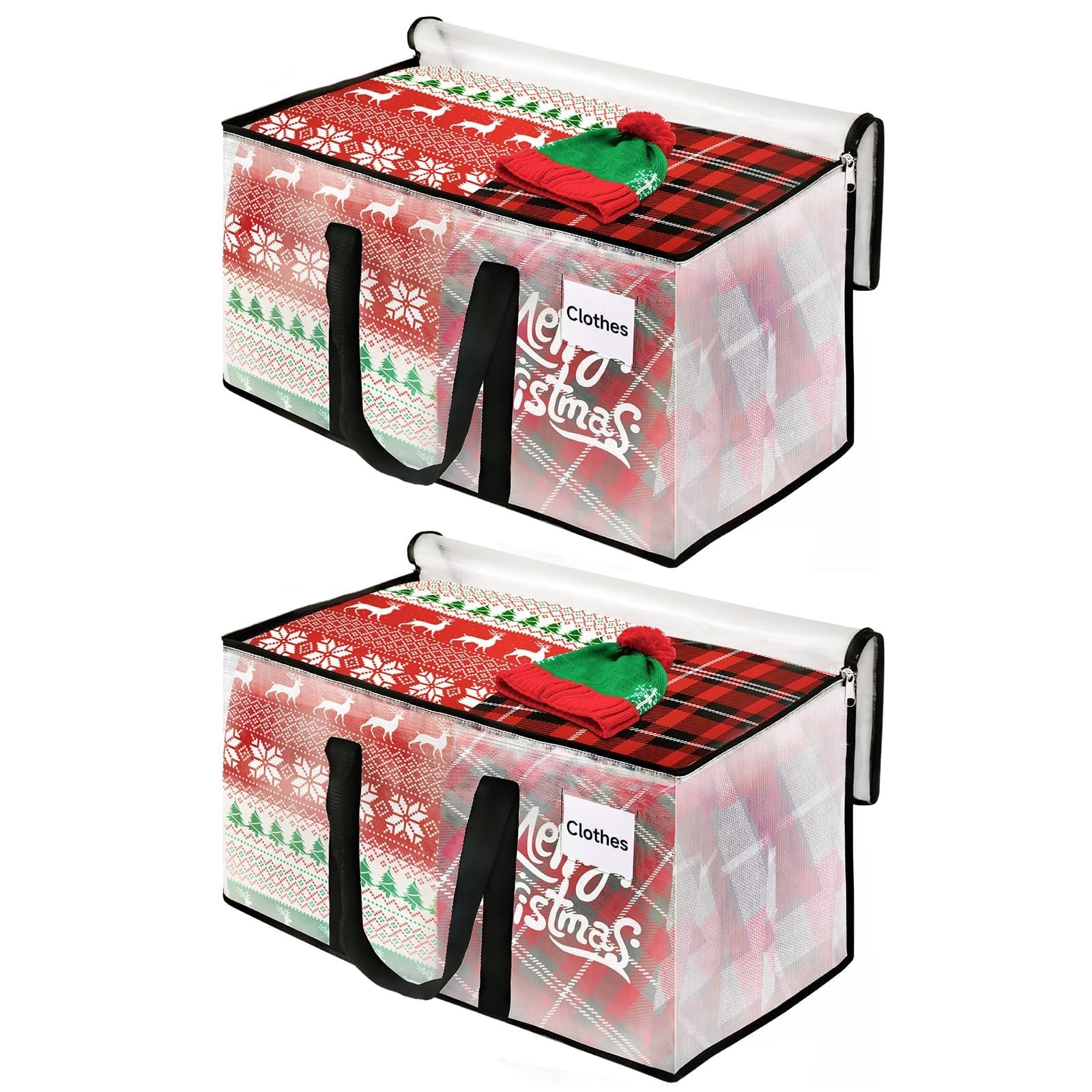 Heavy Duty Moving Bags Clothes Packing Storage Totes with Zipper and Handles gallery