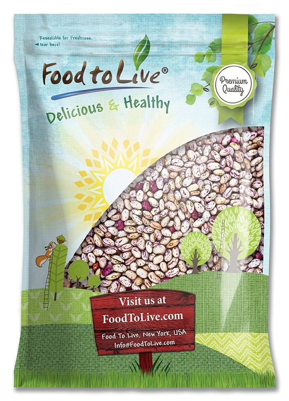 Cranberry Beans - Sproutable, Kosher, Raw, Vegan - by Food To Live gallery