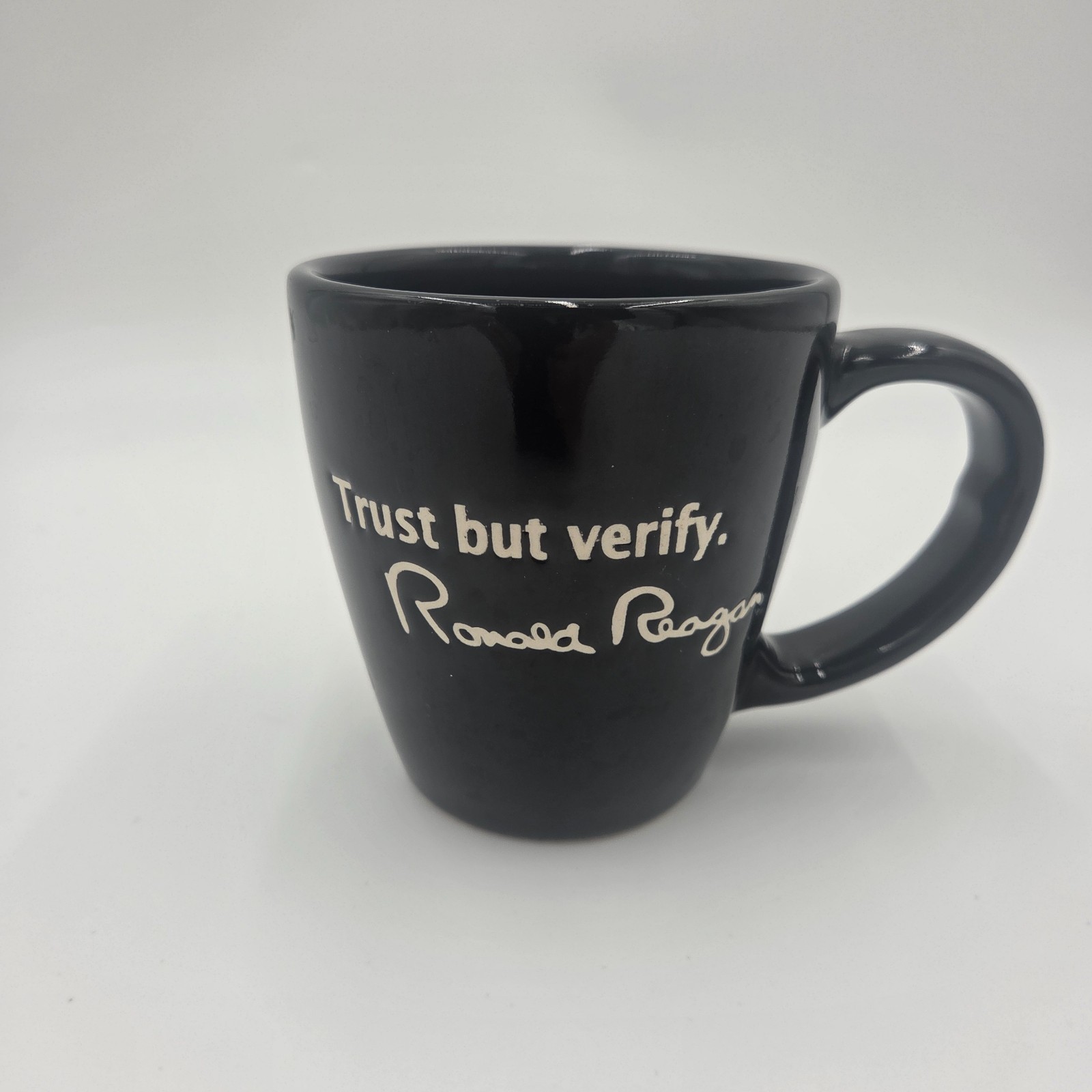Trust But Verify - Quote Ronald Reagan Mug - Coffee Cup - Politics - Patriot gallery