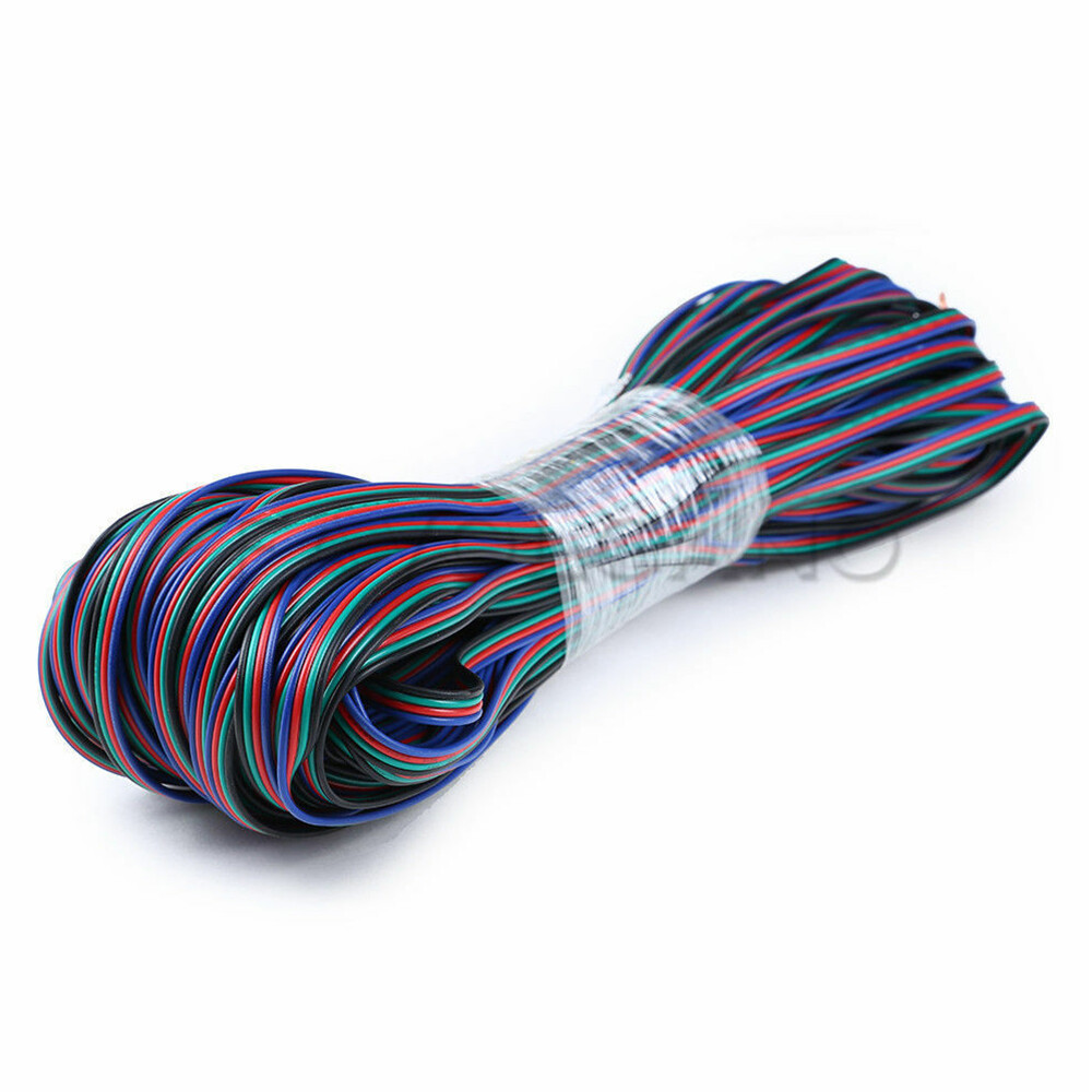4-PIN RGB Extension Connector Wire Cable Cord For 3528/5050 RGB LED Strip Light gallery