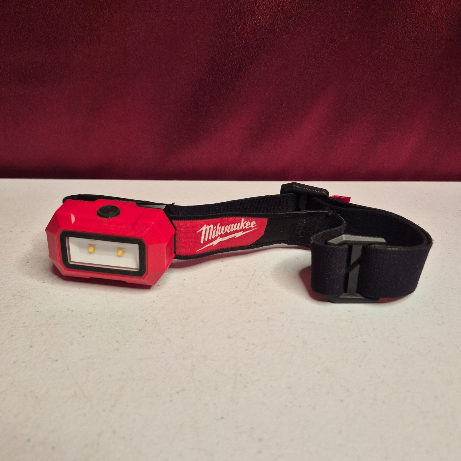 Milwaukee Headlamp LED 2103 Red Black Adjustable Work Light gallery