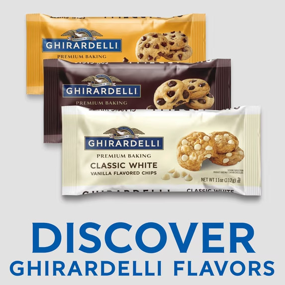 GHIRARDELLI CLASSIC WHITE Chocolate Premium Baking Morsels Chips 11 oz Bag gallery