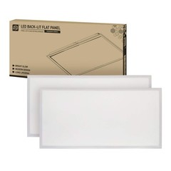 2×4 Led Flat Panel Light 40w Ul Dlc Listed | 5160lm 4000k bright White Dimmabl