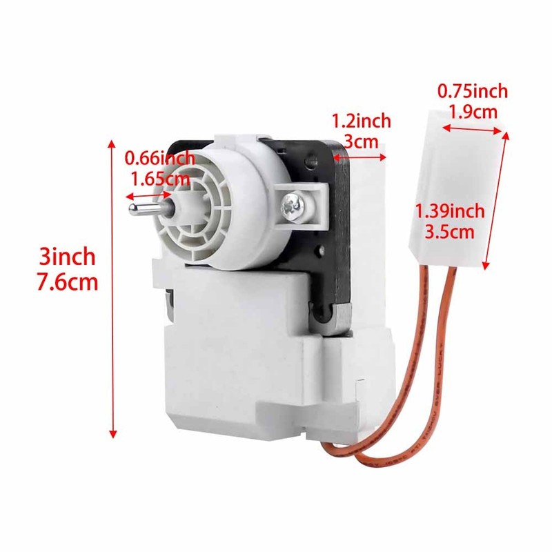 For Whirlpool For Maytag Refrigerator Evaporator Fan Motor W10464673 Replacement gallery