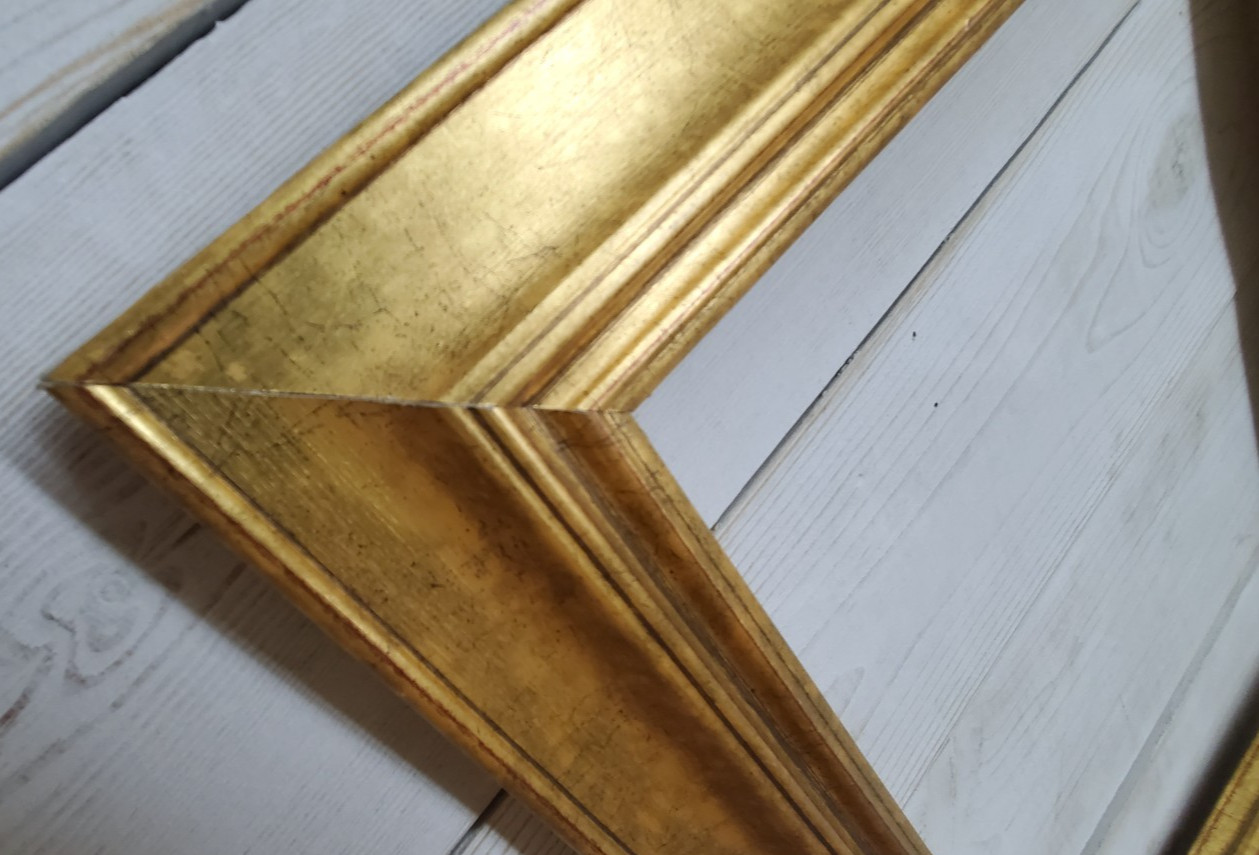 Gold 12x16 Handmade Open Frame for photographs, prints, picture Made in USA gallery