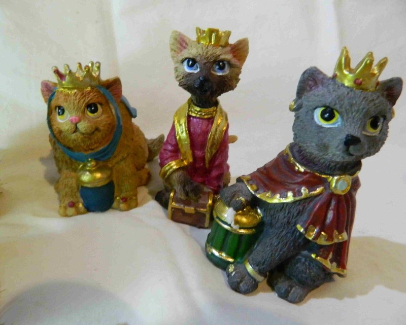 Cat Nativity Set - 9 piece gallery