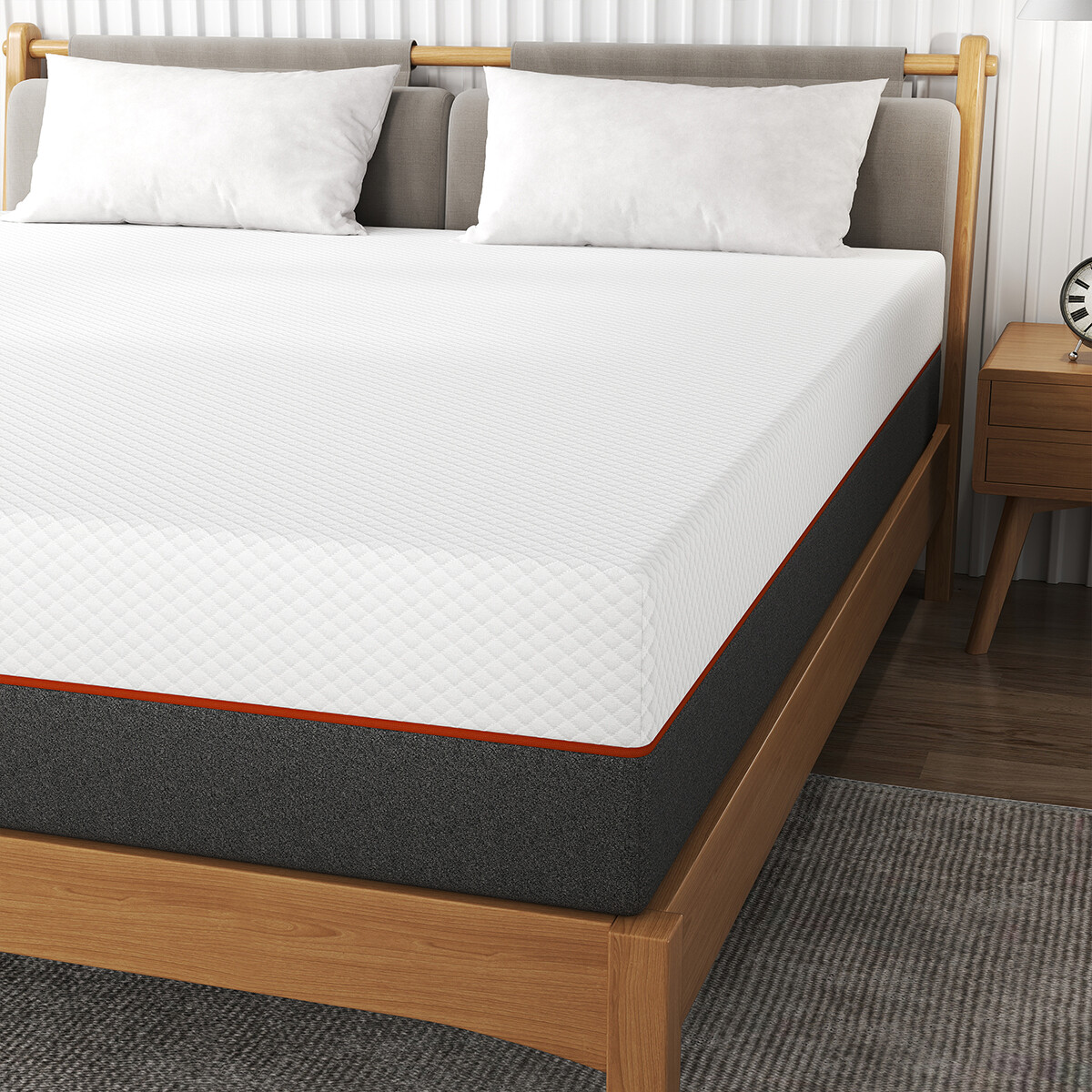 10" Gel Memory Foam Mattress In A Box Twin Full Queen King Reversible Mattresses gallery