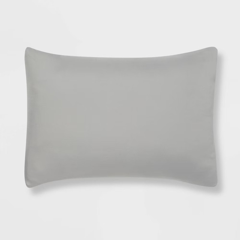 7pc Full Solid Microfiber Comforter & Sheets Set Gray - Room Essentials gallery