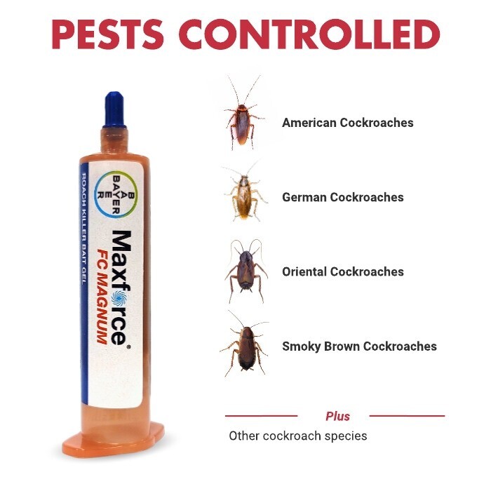 Maxforce FC Magnum Cockroach Killer Bait Gel American German Roaches One Tube gallery