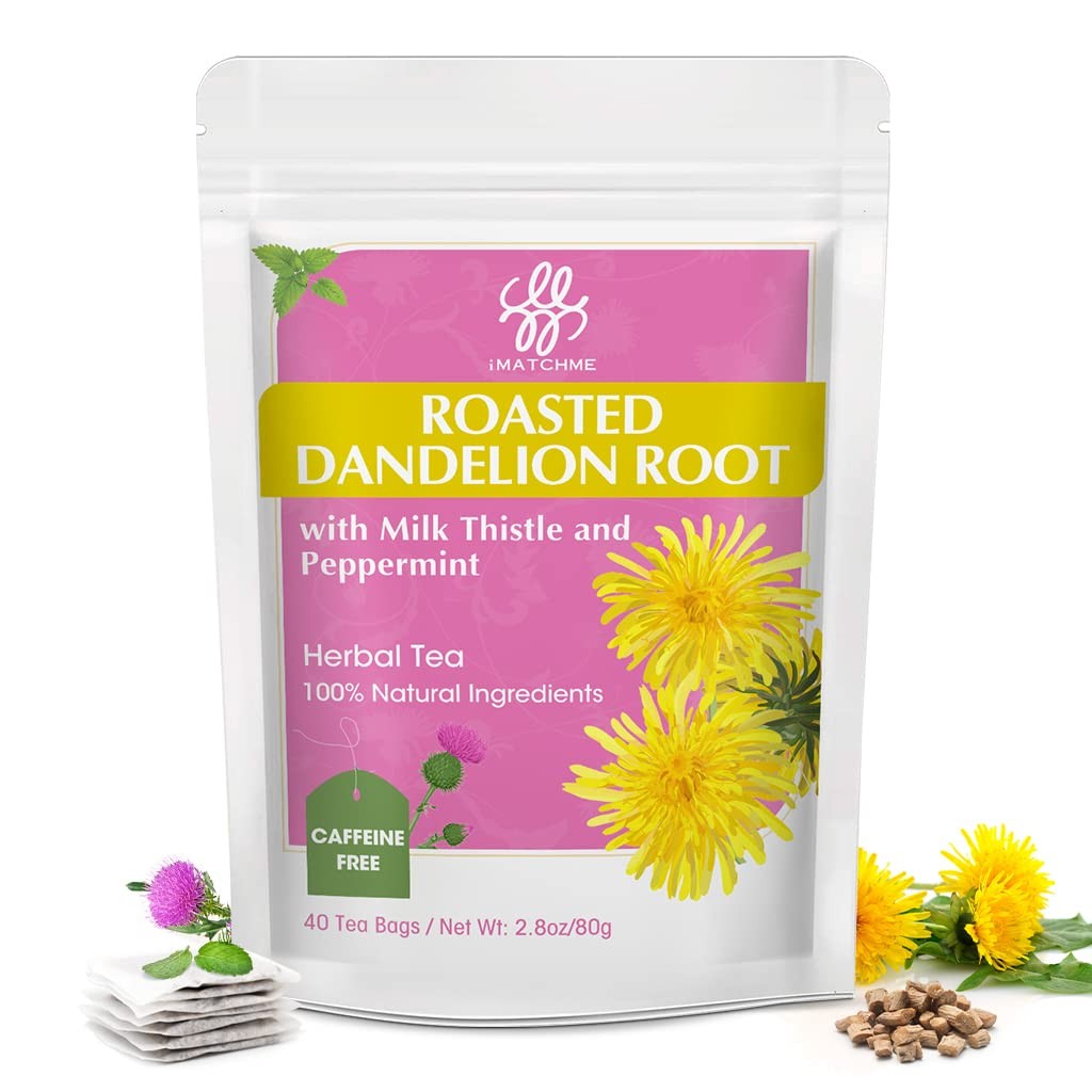 Organic Roasted Dandelion Root Tea with Milk Thistle and Peppermint - Herbal ... gallery