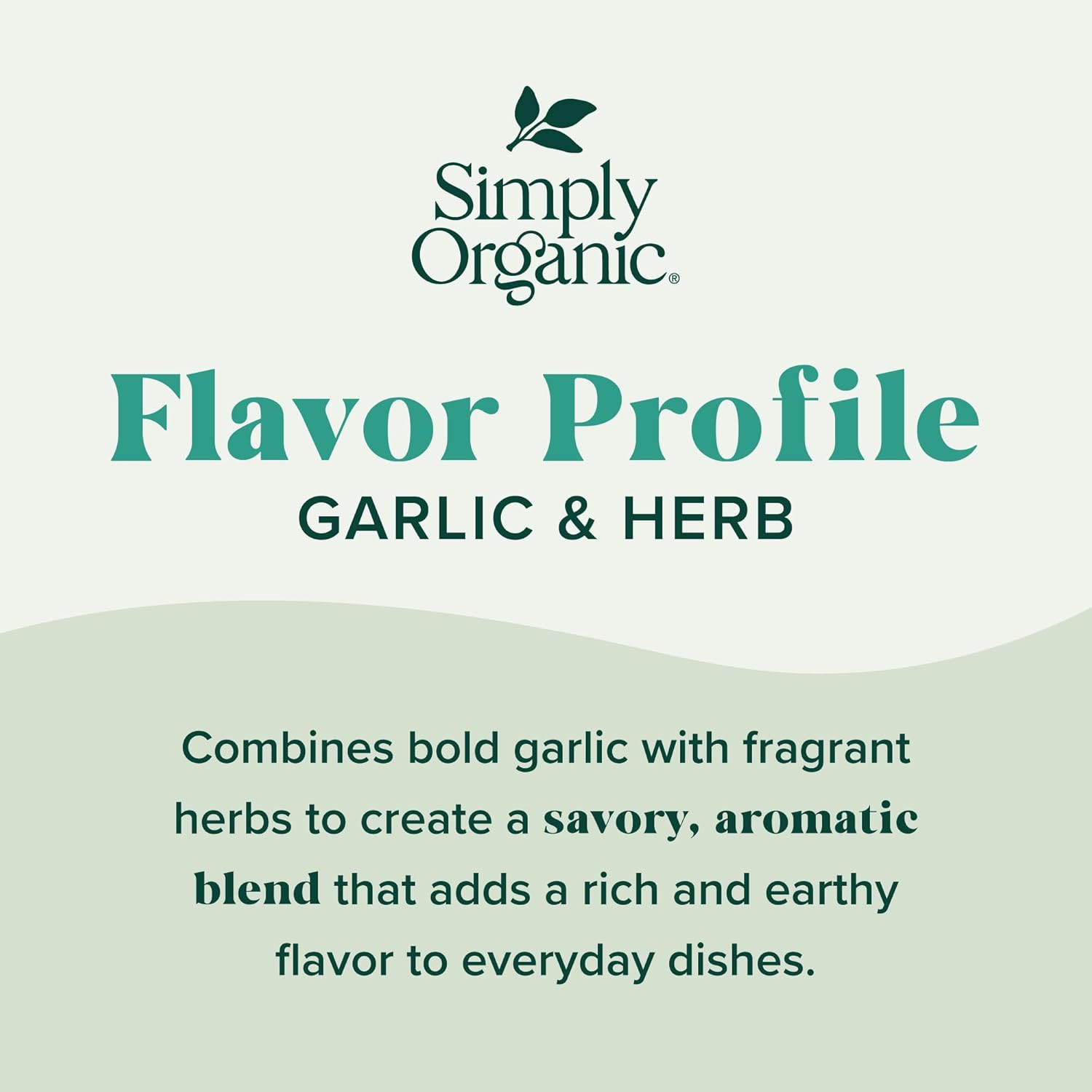 Simply Organic Spice Right Everyday Seasoning Blends, Garlic & Herb, 2 Ounce gallery