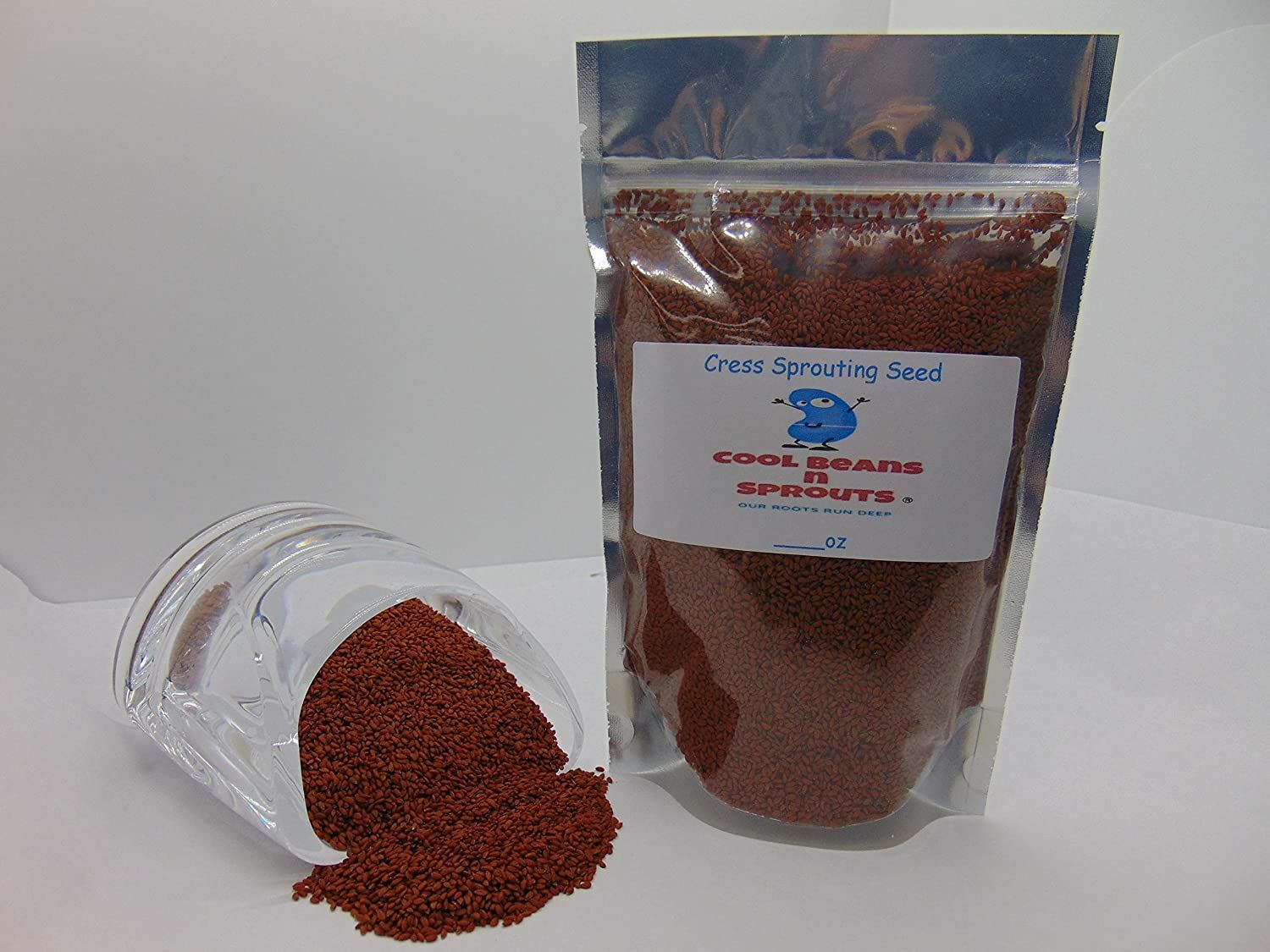 Cress Seeds for Sprouting Microgreens, "COOL BEANS N SPROUTS" Brand gallery