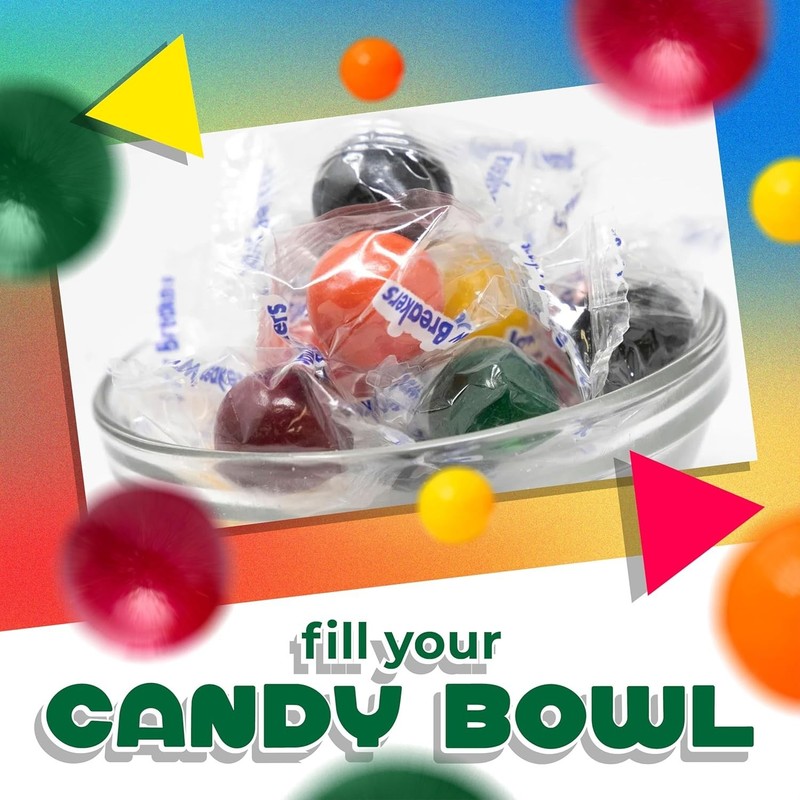 Jawbreakers Mini Hard Candy Fruit Flavored Assortment, Individually Wrapped (... gallery