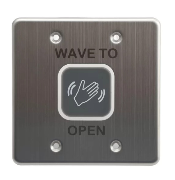 BEA 10MS41-D Wave to Open Touchless Switch (Text & Hand Logo, Stainless Steel) gallery