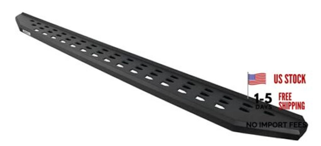 Go Rhino RB20 Running Boards | 87", Galvanized Steel, Textured Black | gallery