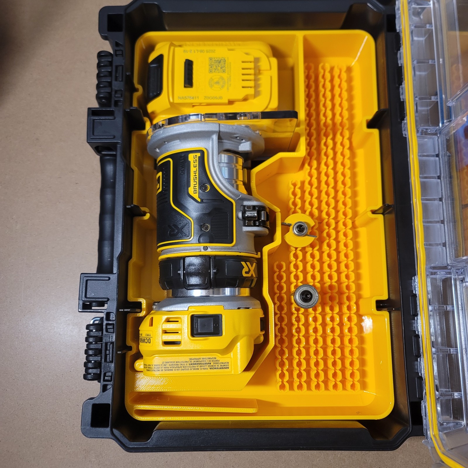 DeWalt DCW600B 20V Router Deep Compact Organizer (Insert Only) gallery