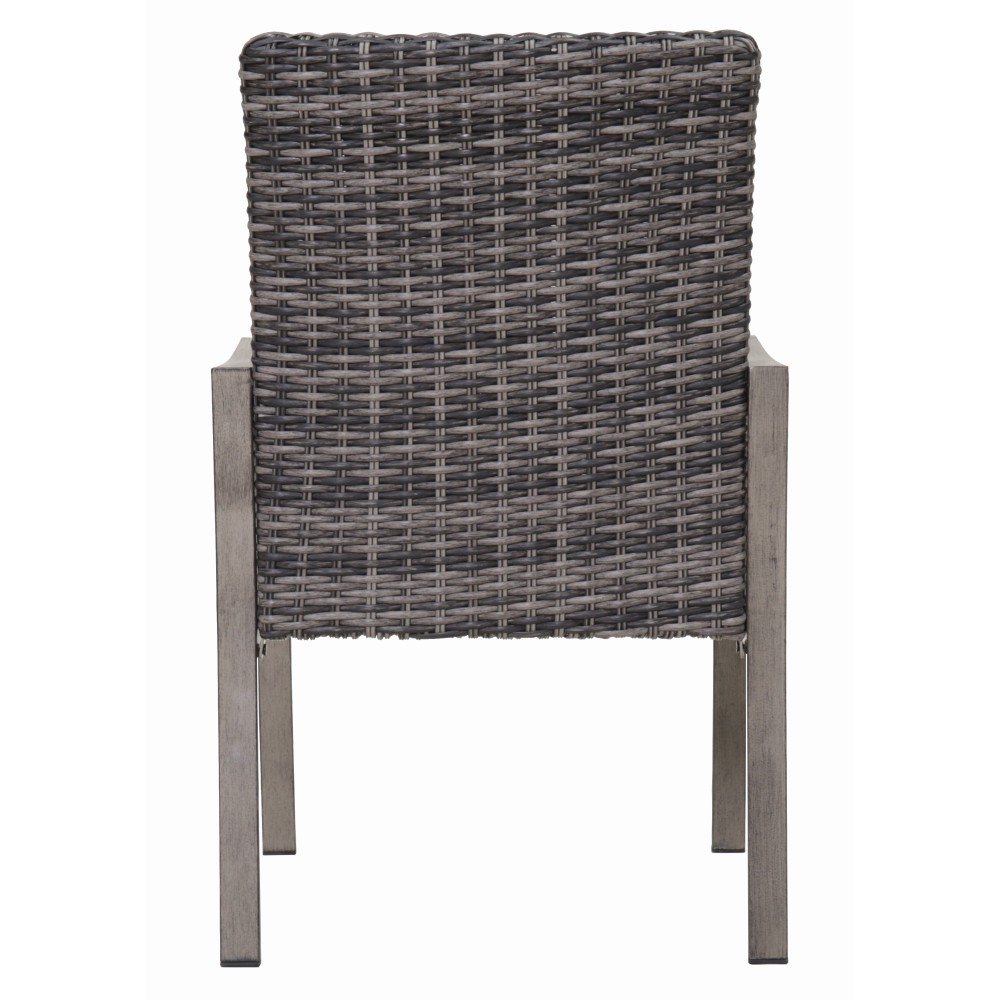 2PC Outdoor Dining Chair, Hand -painted frame, water washed cotton Seat gallery