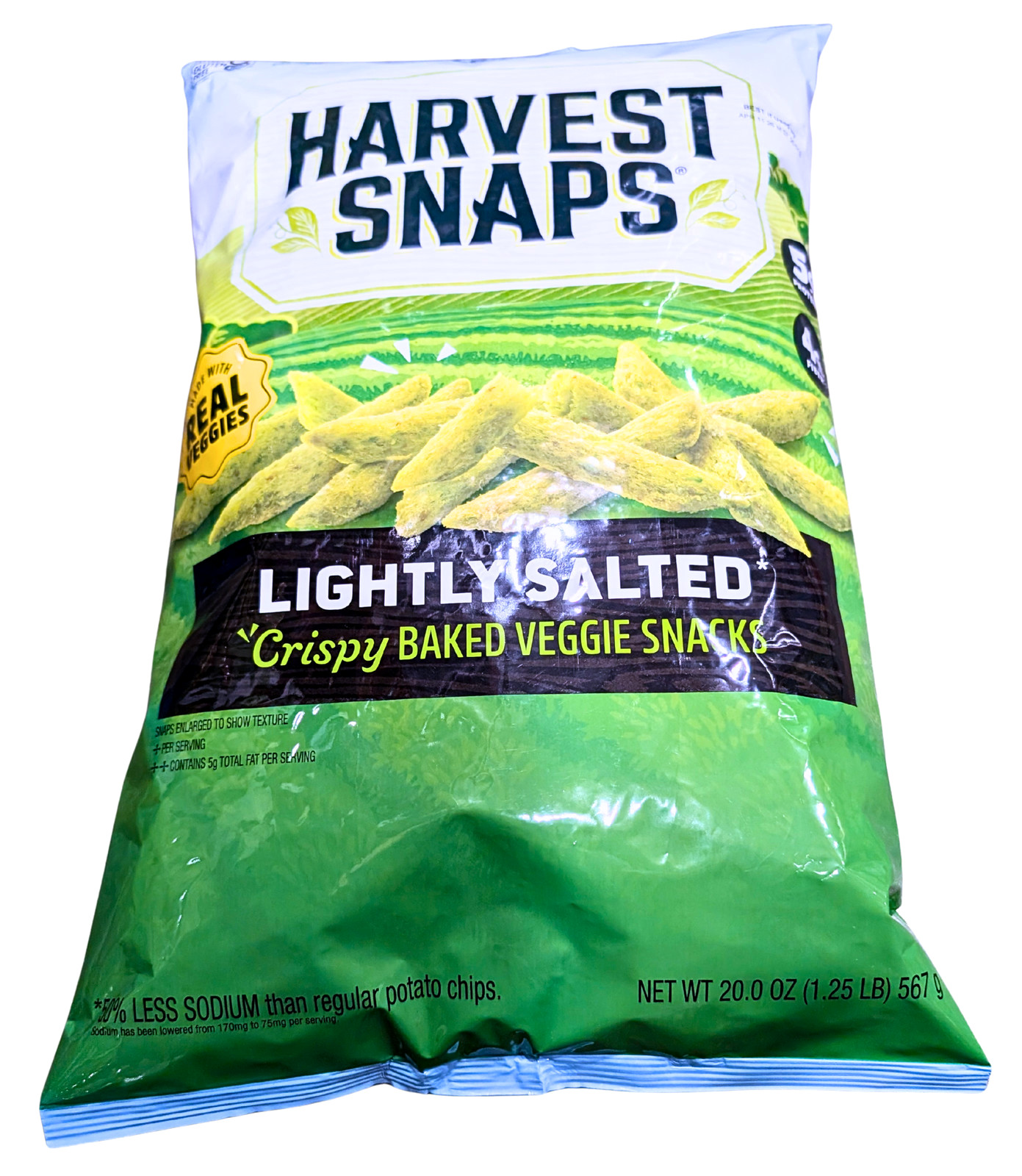 Calbee Harvest Snaps Lightly Salted Green Pea Snacks 20 Oz EXP 07/2026 gallery