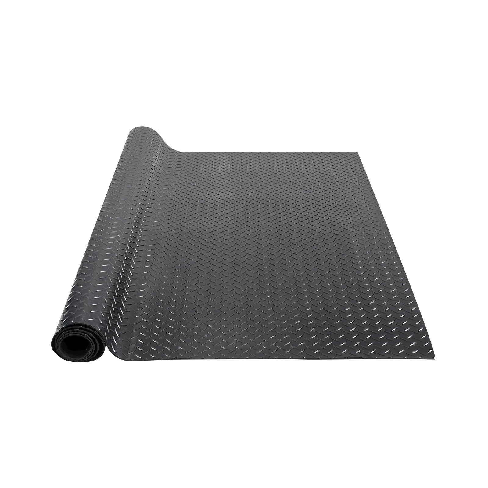VEVOR 4 x 8ft Garage Floor Mat Diamond Plate PVC Vinyl Rolls Non-Slip 3mm Thick gallery