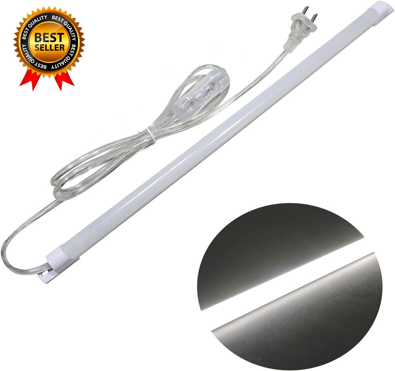 110V LED under Cabinet Lighting17Inch LED Strip Light Bar with 6Ft Power gallery