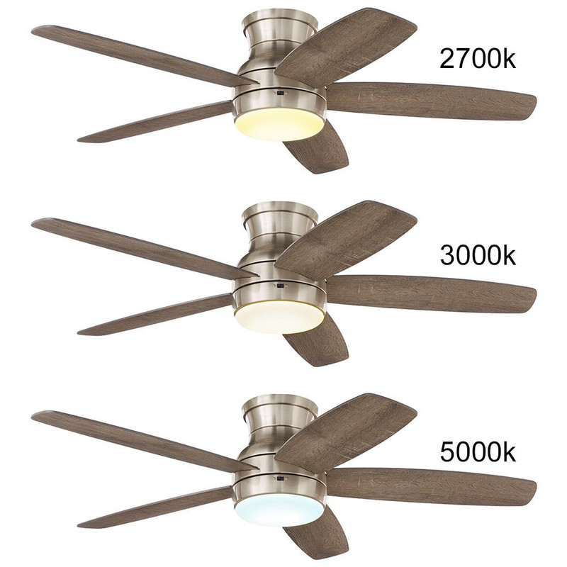 52in Ceiling Fans LED Lights Integrated Color Changing Lighting Remote Control gallery