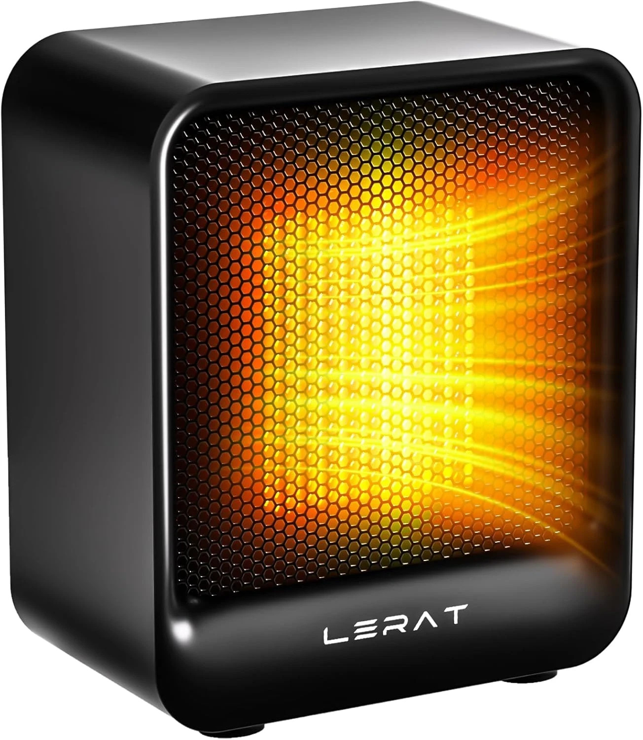 Lerat Space Heater, Portable Mini Heater for Indoor Use, 500W Fast Heating Small gallery