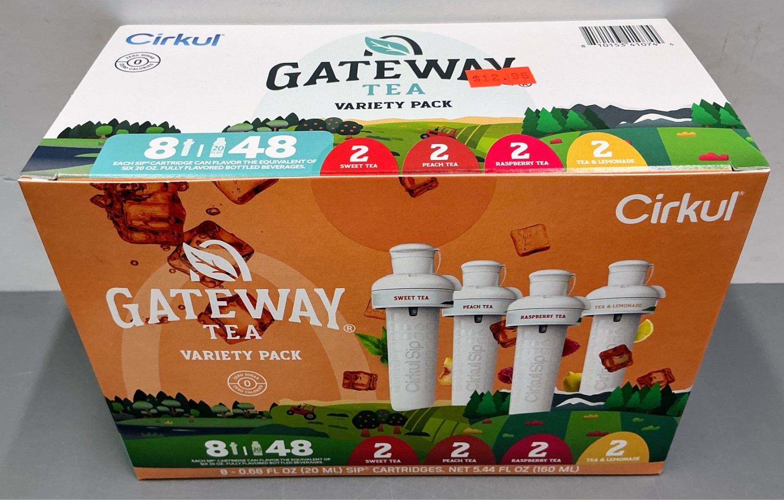 8 Cirkul Gateway Tea Flavored Water Cartridges Variety Sips Pack gallery