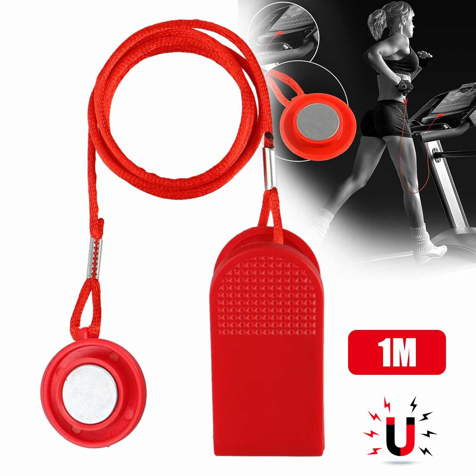 Universal Magnetic Treadmill Safety Key Security Lock Fit for Sole Xterra gallery