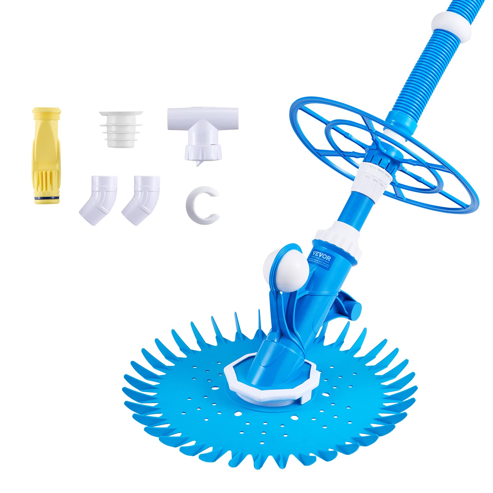 Uimoso Suction Pool Cleaner Vacuum Cleaner 12 Hoses for In/Above-ground Pool gallery