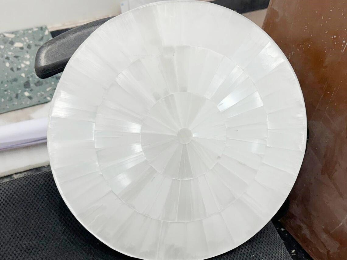 Selenite Coffee Center Table Top, Selenite Stone Kitchen Dining Table Home Decor gallery
