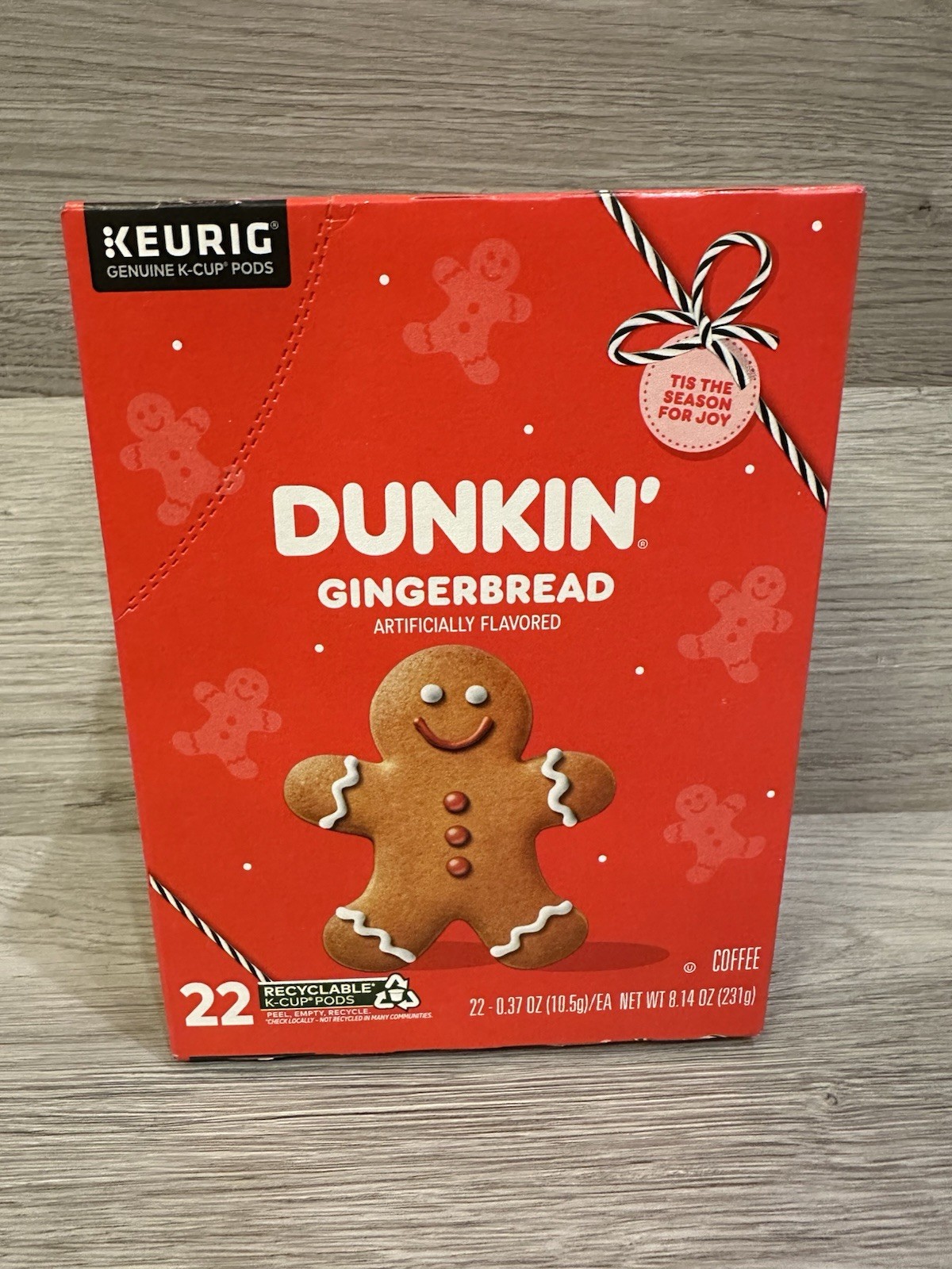 Dunkin' Donuts Gingerbread K-Cup Coffee Pods - 22 ct - EXP 08/26 gallery