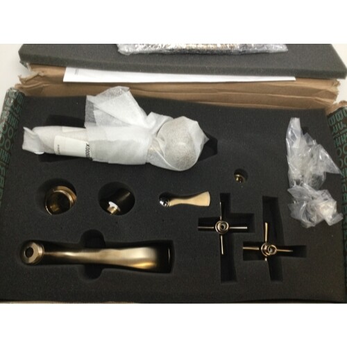 Brizo Rook Deck Mounted Tub Filler Trim Kit with Lever Handles T70360-GL gallery