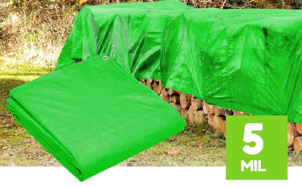 Standard Poly Tarp Reinforced Edge Grommet Multi-Purpose, Pool Cover Boat Tarps gallery