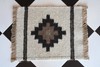 Rugmoda Cotton Ivory & Black Geometric 1.5x2 ft Entryway Doormat Rug gallery