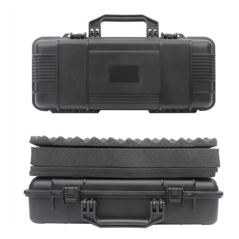 6 Sizes Black Hard Shell PP Toolbox Shockproof Portable Tool Storage Case gallery