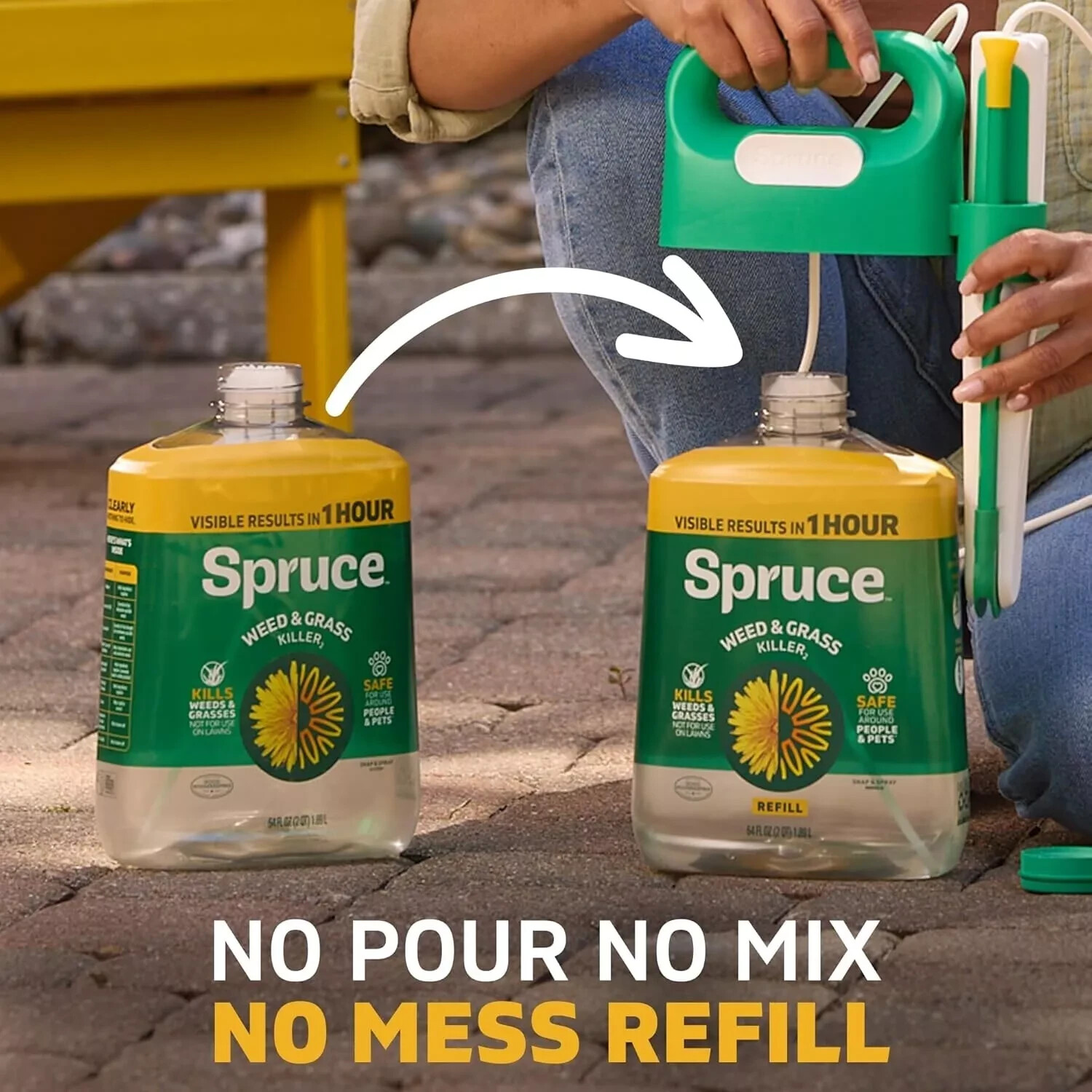 Spruce Snap & Spray Weed & Grass Killer 64oz Refill, Results in 1 Hour Free Ship gallery