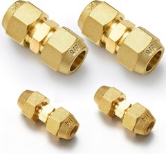 4 Pcs Copper Pipe Extension Joint Connectors Pipe Coupling Adapters 1/4″ 5/8″