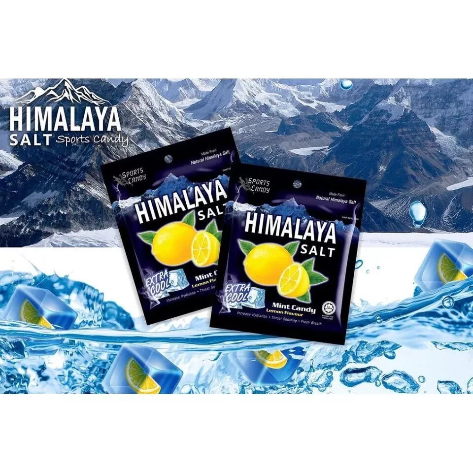 2 Box Himalaya Salt Sport Candy Mint Lemon Flavor Genuine (15g x 12 pack) gallery