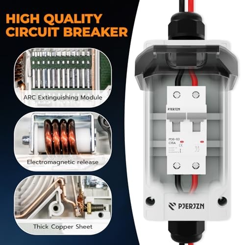 Solar Panel Disconnect Switch 10-60A 400V Solar Disconnect 16 Amp 400VDCAC gallery