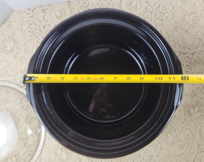 Rival Crockpot Slowcooker Replacement Stoneware Insert with Glass Lid gallery