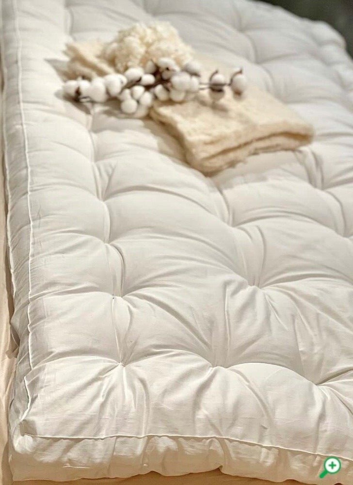 Sleep & Beyond myWoolly 3" Latex Wool Mattress Topper Bed 3 inch king queen gallery