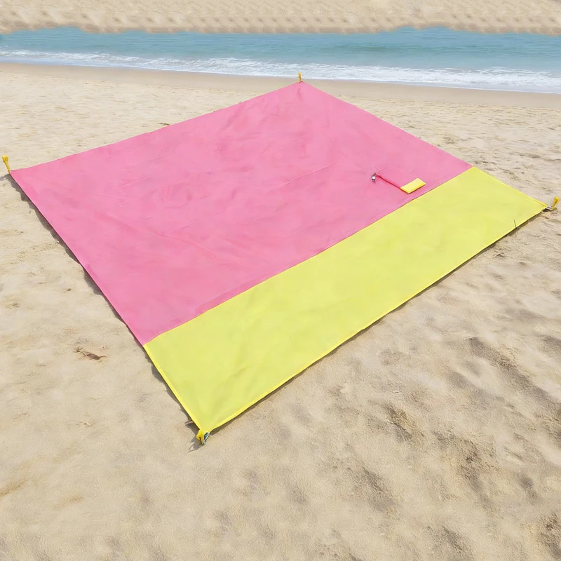 Double-Color Beach Blanket, Large Size, Waterproof and Sand-Proof Picnic Mat for gallery