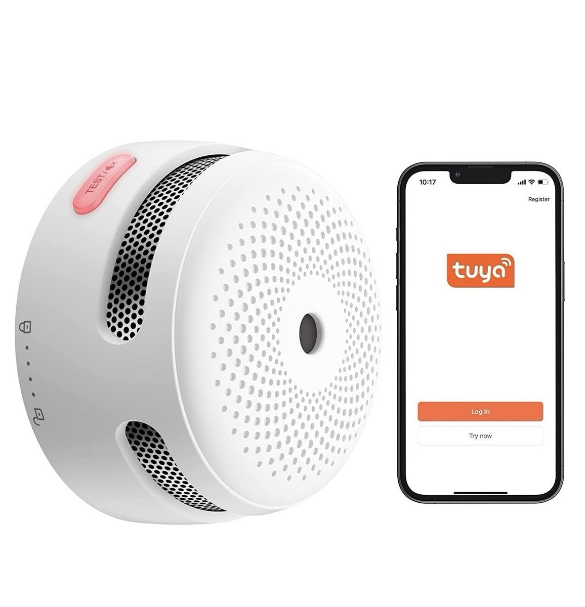X-Sense Wireless Interconnected Smoke Detector Battery Powered Fire Alarm 2-pack gallery