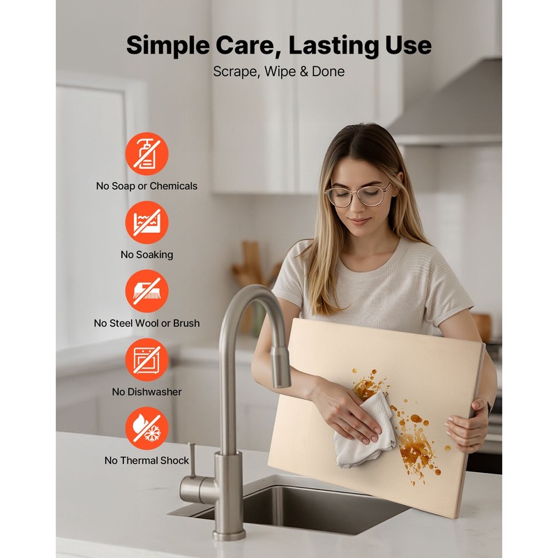 Uimoso Rectangular Pizza Baking Stone 20 x 14 in for Oven and Grill Use gallery